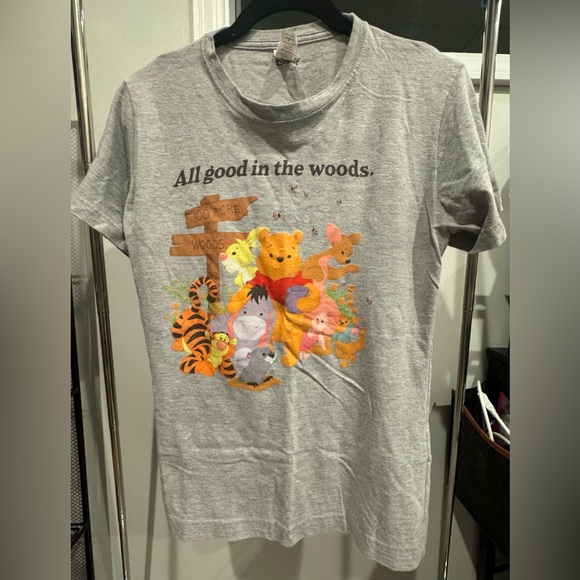 Winnie the Pooh All Good in the Woods Juniors’ T-Shirt Size Large - Picture 1 of 15